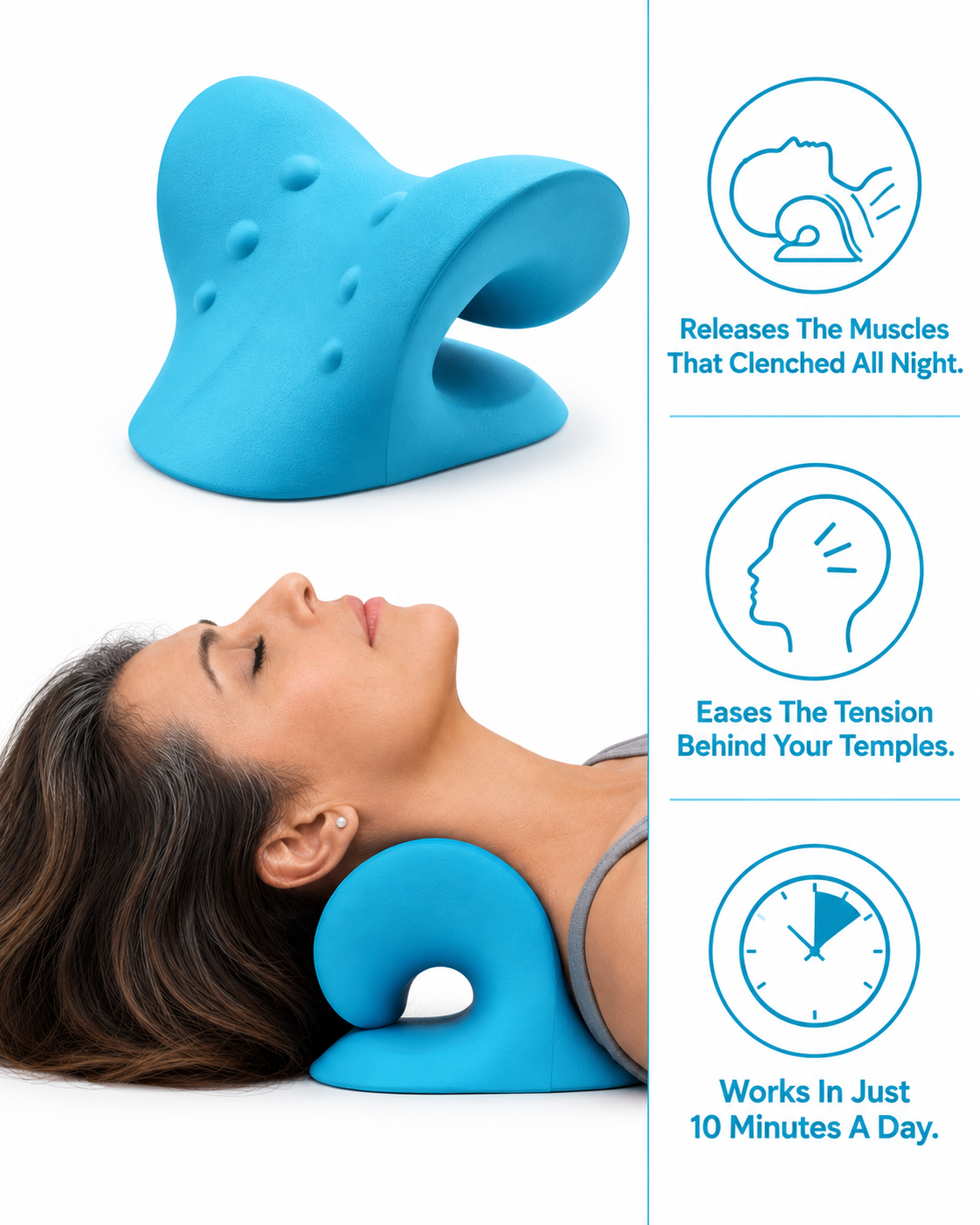 Restflow Jaw Tension Release Pillow